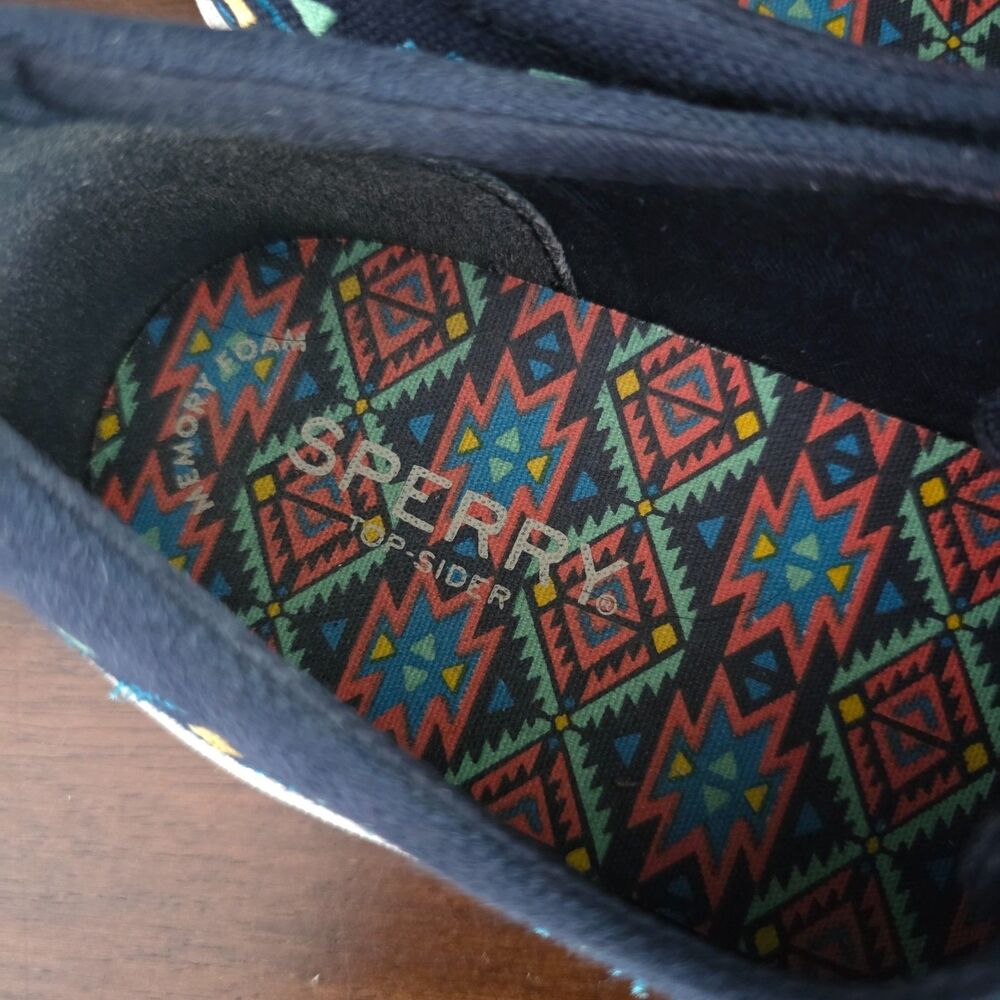 Sperry Top Sider Women's PIER WAVE HI LTT OAXACA Sneakers Platform Navy 9.5 - Picture 6 of 7